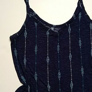 Mudd Sun & Sand Navy Patterned Tank